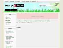 Tablet Screenshot of daruji-stene.cz